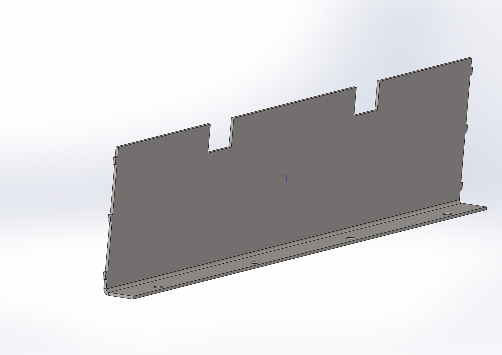 Slide beam scross int. f/600x350mm Slide